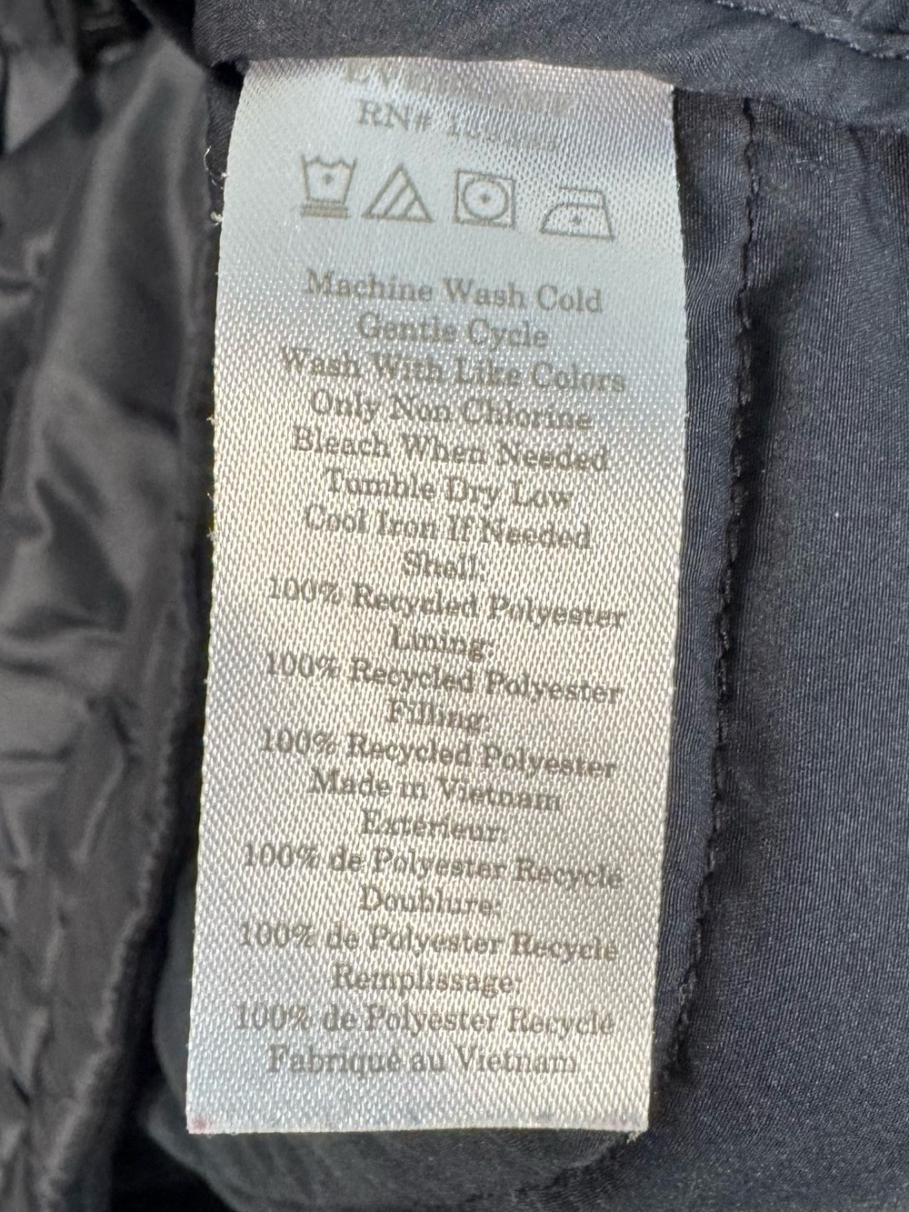 Everlane ReNew Half Zip Puffer Jacket Women’s Medium Black Lightweight Outdoor - Picture 6 of 9